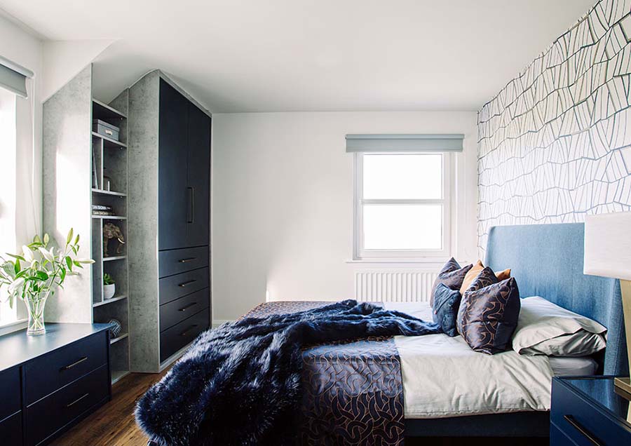 boot room alternative angle with bed