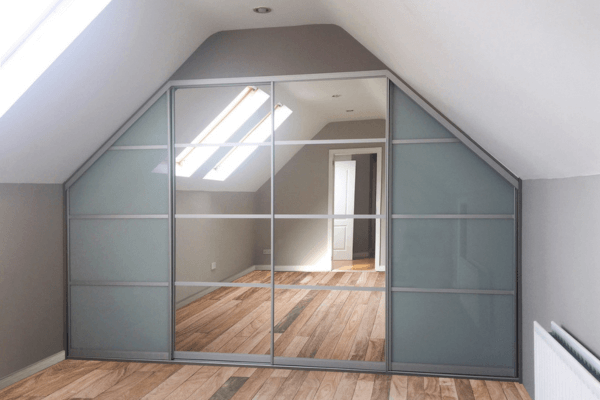 double angled sliding wardrobe