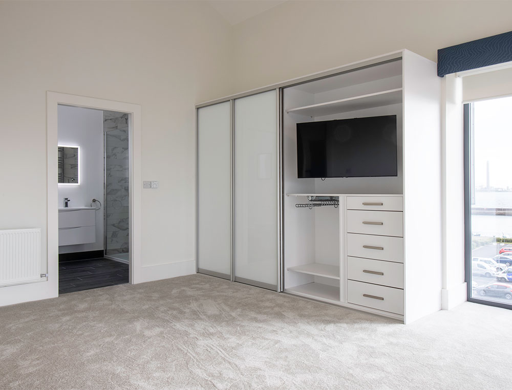 glass sliding wardrobe