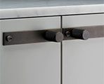 knob plate bronze buster and punch handle