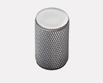 knurled knob polished chrome