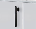 l bar black buster and punch handle