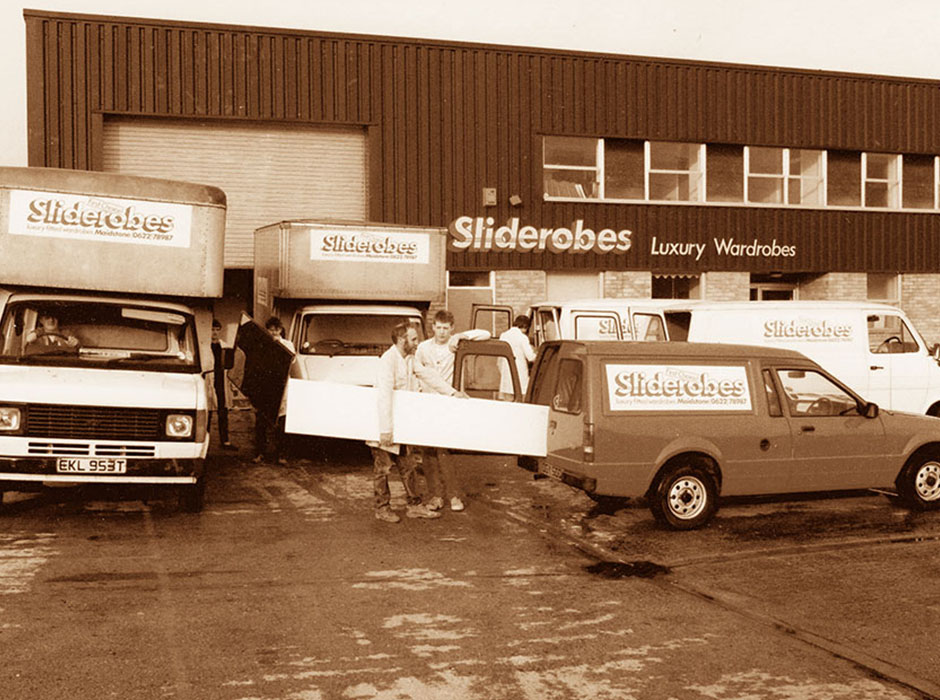 sliderobes 40 years ago packing a job