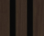 acoustic panelling black walnut finish